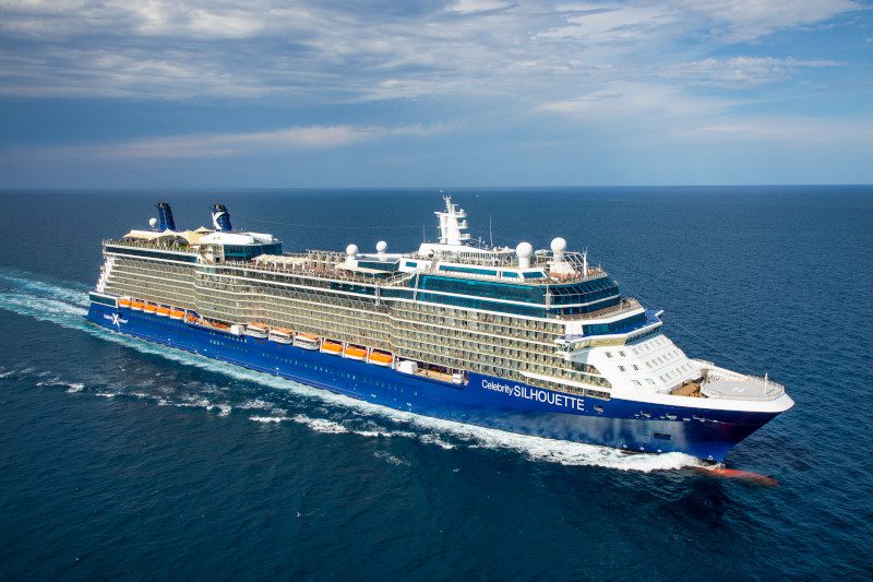 Celebrity Silhouette at sea, luxury cruises from Kenya