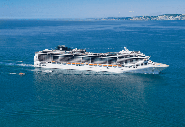 MSC Divina cruise ship inspired by Mediterranean glamour