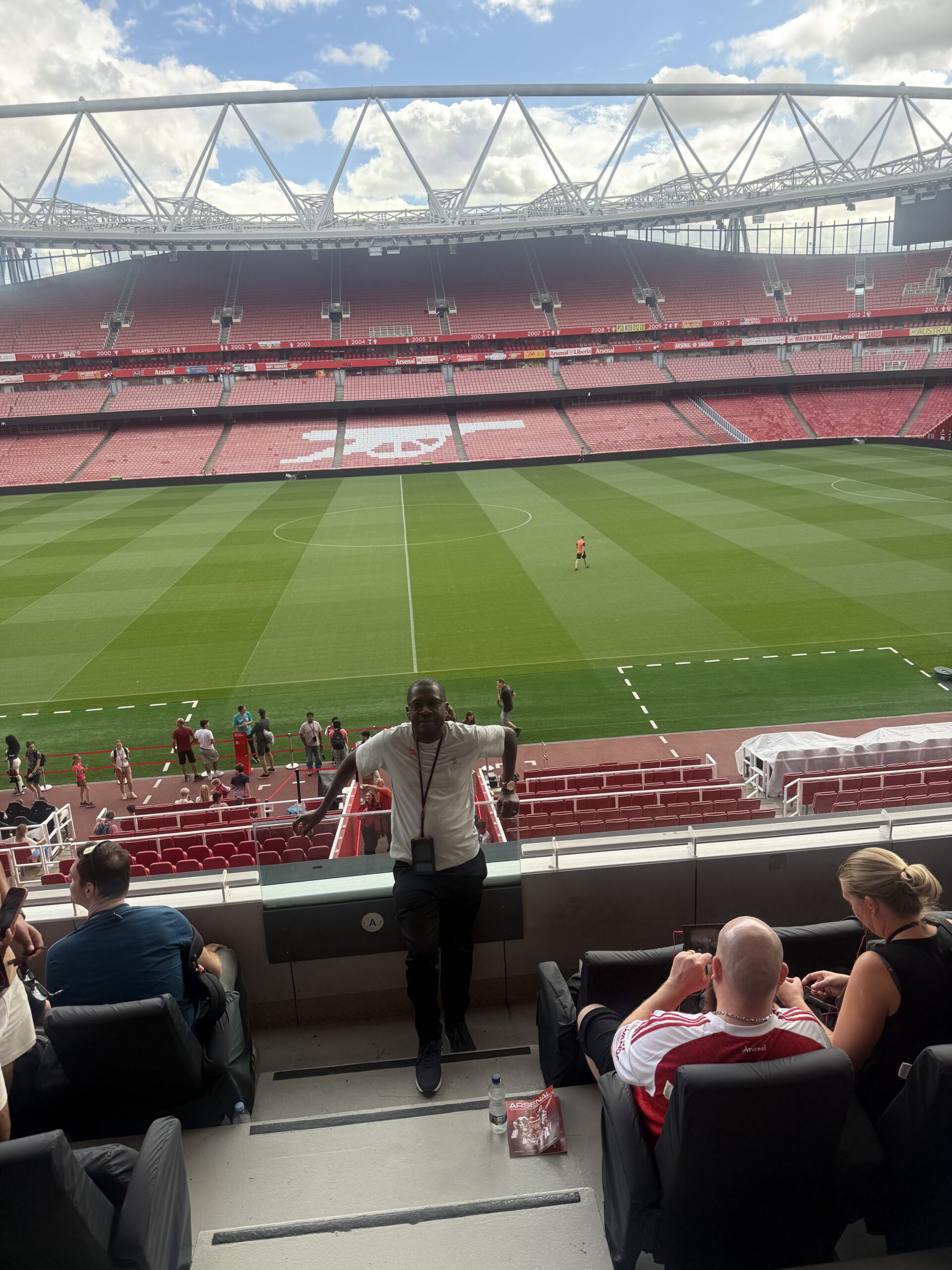 Gilbert Otieno in the UK for the 2026 summer football camp